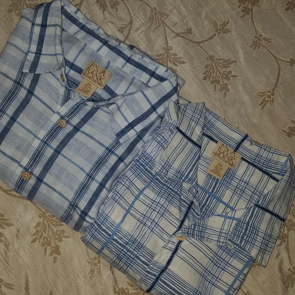 Bundle of 2 Cabana Shirts - Linen and Silk